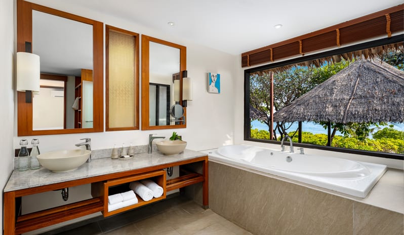 SAii PhiPhi Island Village Beachfront Junior Suite King Bed Bathroom